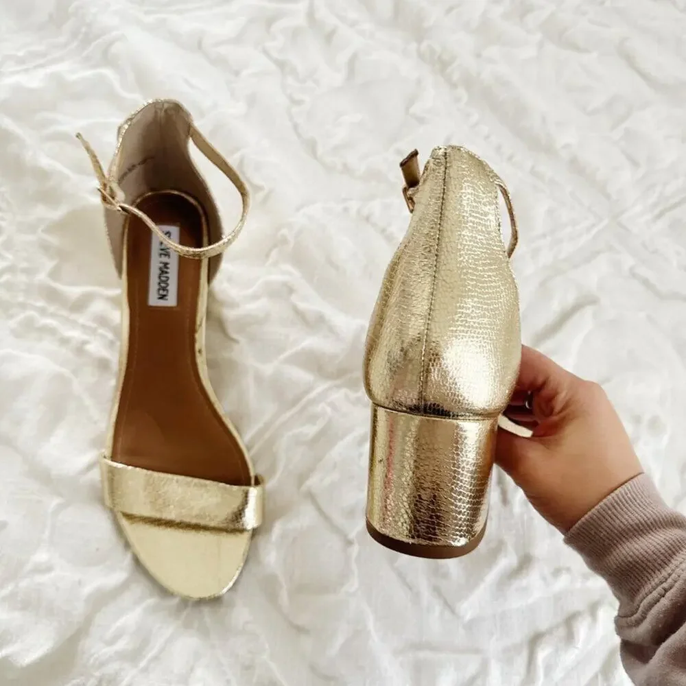 Steve Madden Irenee Ankle Strap Sandal Size 8.5 New